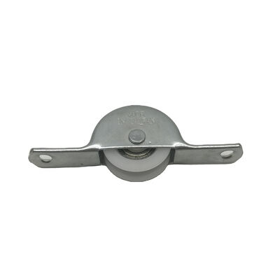 Ein guter Preis. Aluminium-Tür- und Fensterzubehör 24 mm U-Rohr Nylon-Rollenschleifer Eisenrad Schieberad Stahl Türräder Online