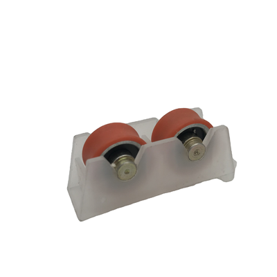Bon prix R39D roue de roulement à billes doubles en nylon rouleau de porte coulissante en plastique pour système de porte et de fenêtre en aluminium en ligne