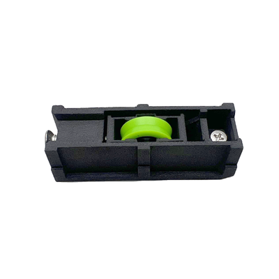 Bon prix Roldanas Acessorios Para Aluminio Single V Groove Roue en nylon Carrosserie en plastique Porte coulissante en rouleau en ligne