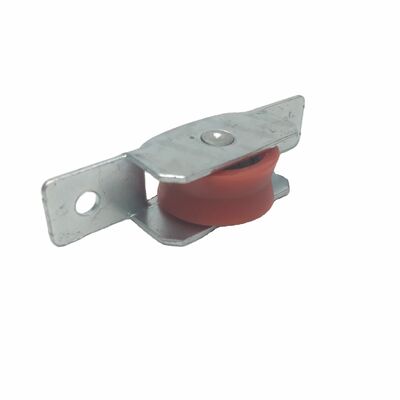 Good price Silent Durable Aluminum Sliding Roller Orange Umbrella Pulley Stainless Base For Household Sliding Door Fitting online