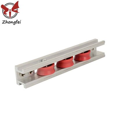 Good price Aluminum Sliding Door Roller Triple Red Nylon Wheel Sliding Window Pulley For UPVC & Aluminum Door Hardware online